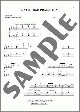 Praise Him! Praise Him!(Fanny J. Crosby) 楽譜 ピアノ（ソロ） ダウンロード