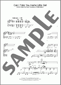 Can I Take You Home Little Girl(The Drifters) 楽譜 その他 ダウンロード