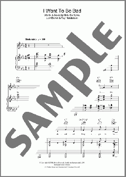 I Want To Be Bad(Blossom Dearie) 楽譜 その他 ダウンロード