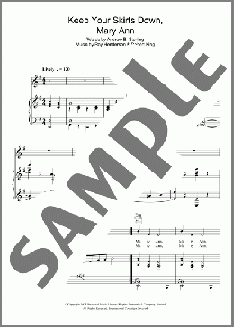 Keep Your Skirts Down Mary Anne(The Andrews Sisters) 楽譜 その他 ダウンロード