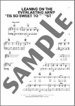Leaning On The Everlasting Arms / 'Tis So Sweet To Trust In Jesus(David Crowder Band) 楽譜 ピアノ & ボーカル & ギター ダウンロード