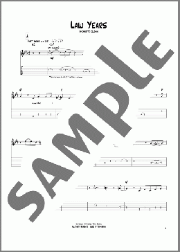 Law Years(Pat Metheny) 楽譜 ギター（ソロ） ダウンロード
