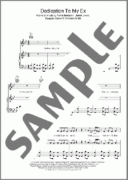 Dedication To My Ex (Miss That)(Lloyd) 楽譜 その他 ダウンロード