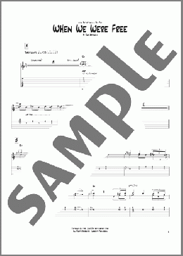 When We Were Free(Pat Metheny) 楽譜 ギター（ソロ） ダウンロード