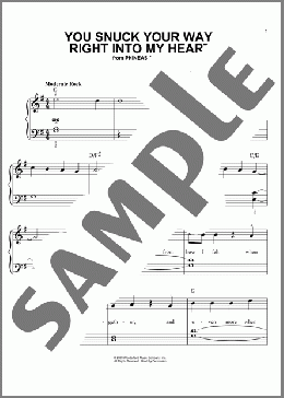 You Snuck Your Way Right Into My Heart(Danny Jacob/Phineas And Ferb) 楽譜 ピアノ（ソロ） ダウンロード