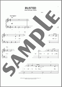 Busted (from Phineas And Ferb)(Danny Jacob/Phineas And Ferb) 楽譜 ピアノ（ソロ） ダウンロード