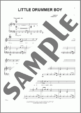 The Little Drummer Boy(Bob Seger) 楽譜 ピアノ & ボーカル & ギター ダウンロード