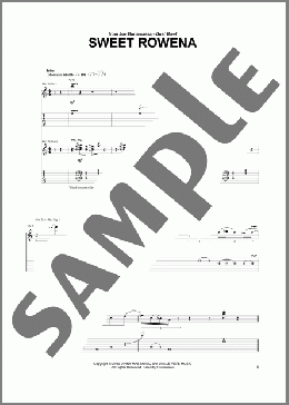 Sweet Rowena(Joe Bonamassa) 楽譜 ギター（ソロ） ダウンロード