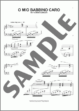O Mio Babbino Caro (arr. Phillip Keveren)(Giacomo Puccini) 楽譜 ピアノ（ソロ） ダウンロード