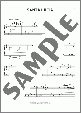 Santa Lucia (arr. Phillip Keveren)(Teodoro Cottrau) 楽譜 ピアノ（ソロ） ダウンロード
