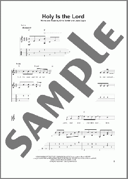 Holy Is The Lord(Chris Tomlin/Bethany Dillon) 楽譜 ギター（その他） ダウンロード