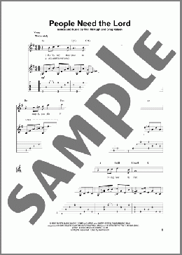 People Need The Lord(Steve Green) 楽譜 ギター（その他） ダウンロード