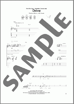 Drive(The Cars) 楽譜 ギター（ソロ） ダウンロード