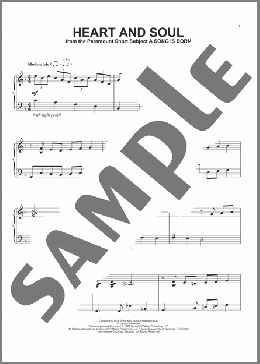 Heart And Soul(Hoagy Carmichael) 楽譜 ピアノ（ソロ） ダウンロード
