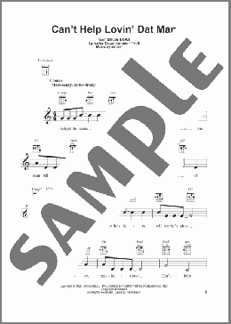 Can't Help Lovin' Dat Man(Jerome Kern/Show Boat (Musical)) 楽譜 ウクレレ（弾き語り） ダウンロード