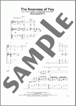 The Nearness Of You(Hoagy Carmichael) 楽譜 ギター（その他） ダウンロード