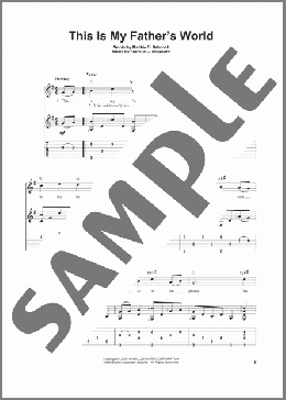 This Is My Father's World(Maltbie D. Babcock) 楽譜 ギター（その他） ダウンロード