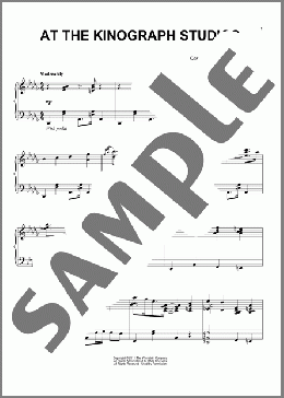 At The Kinograph Studios(Ludovic Bource/The Artist (Movie)) 楽譜 ピアノ（ソロ） ダウンロード