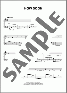 How Soon(Henry Mancini) 楽譜 ピアノ（ソロ） ダウンロード