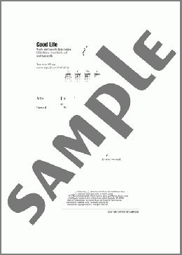 Good Life(OneRepublic) 楽譜 ギター（コード） ダウンロード