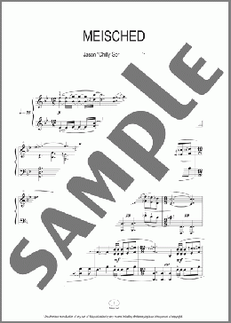 Meisched(Jason Beck/Chilly Gonzales) 楽譜 ピアノ（ソロ） ダウンロード