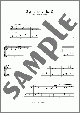 Symphony No. 5 In E Minor, Op. 64, Third Movement (”Waltz”) Excerpt(Pyotr Il'yich Tchaikovsky) 楽譜 ピアノ（ソロ） ダウンロード