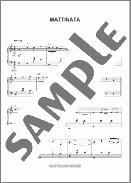 Mattinata(Ruggero Leoncavallo) 楽譜 その他 ダウンロード