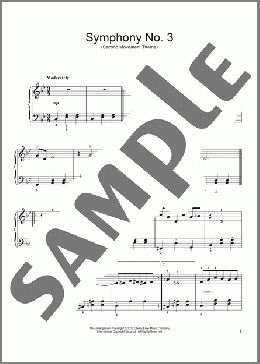Symphony No. 3 In D Minor (”Polish”), Op. 29, First Movement Excerpt(Pyotr Il'yich Tchaikovsky) 楽譜 ピアノ（ソロ） ダウンロード