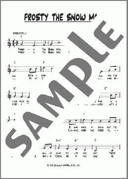 Frosty The Snow Man(Steve Nelson) 楽譜 その他 ダウンロード