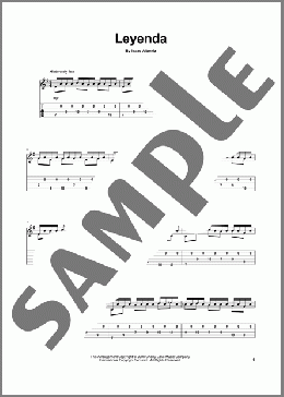 Leyenda (Excerpt)(Isaac Albeniz) 楽譜 ギター（その他） ダウンロード