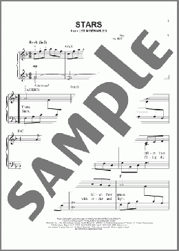 Stars(Claude-Michel Schonberg) 楽譜 ピアノ（ソロ） ダウンロード