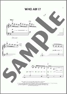 Who Am I?(Claude-Michel Schonberg) 楽譜 ピアノ（ソロ） ダウンロード