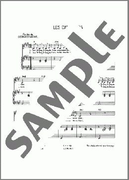 Canotiers(Henri Salvador) 楽譜 ピアノ & ボーカル ダウンロード