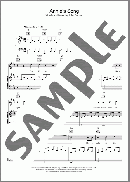 Annie's Song(John Denver) 楽譜 その他 ダウンロード