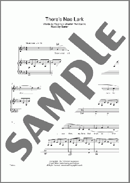 There's Nae Lark(Samuel Barber) 楽譜 ピアノ & ボーカル ダウンロード