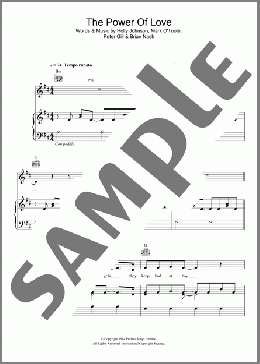 The Power Of Love(Frankie Goes To Hollywood/Gabrielle Aplin) 楽譜 ピアノ & ボーカル & ギター ダウンロード