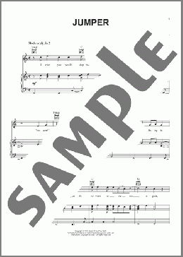 Jumper(Third Eye Blind) 楽譜 ピアノ & ボーカル & ギター ダウンロード