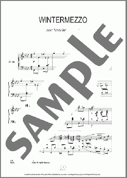 Wintermezzo(Jason Beck/Chilly Gonzales) 楽譜 ピアノ（ソロ） ダウンロード