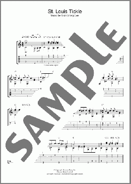 St. Louis Tickle(Dave Van Ronk) 楽譜 ギター（ソロ） ダウンロード