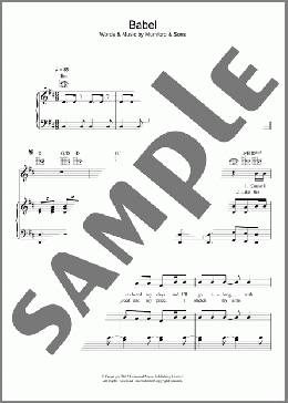Babel(Mumford & Sons) 楽譜 その他 ダウンロード