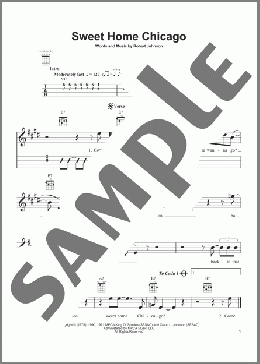 Sweet Home Chicago(Robert Johnson/The Blues Brothers) 楽譜 ウクレレ（弾き語り） ダウンロード