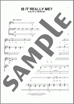 Is It Really Me?(Tom Jones/Audra McDonald) 楽譜 ピアノ & ボーカル ダウンロード