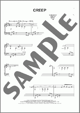 Creep(Radiohead/Thomas Yorke) 楽譜 ピアノ（ソロ） ダウンロード