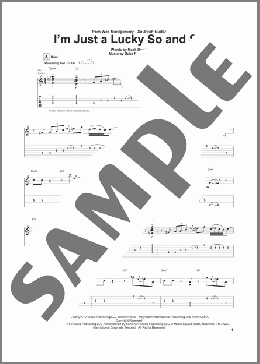 I'm Just A Lucky So And So(Mack David/Duke Ellington/Wes Montgomery) 楽譜 ギター（ソロ） ダウンロード