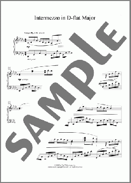 Intermezzo In D-Flat Major(Carolyn C. Setliff) 楽譜 ピアノ（ソロ） ダウンロード