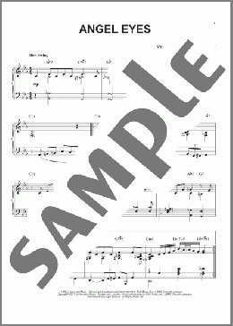 Angel Eyes [Jazz version] (arr. Brent Edstrom)(Earl Brent) 楽譜 ピアノ（ソロ） ダウンロード