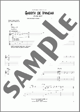Garota De Ipanema(Pat Metheny) 楽譜 ギター（ソロ） ダウンロード