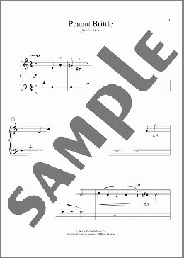 Peanut Brittle(Carolyn C. Setliff) 楽譜 ピアノ（ソロ） ダウンロード