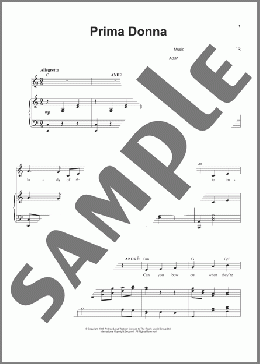 Prima Donna(Andrew Lloyd Webber) 楽譜 ピアノ & ボーカル ダウンロード