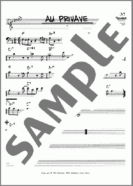 Au Privave(Charlie Parker) 楽譜 その他 ダウンロード